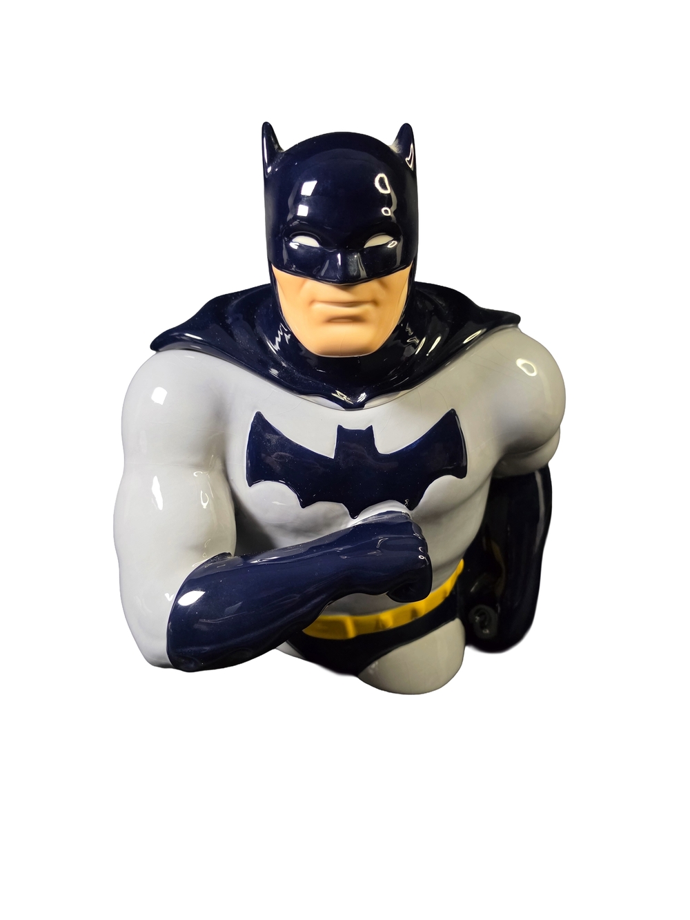Vintage 1997 Clay Art Batman Cookie Jar DC Comics Collector Edition w/ Box